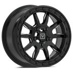 V15 Beadlock UTV Wheel Satin Black