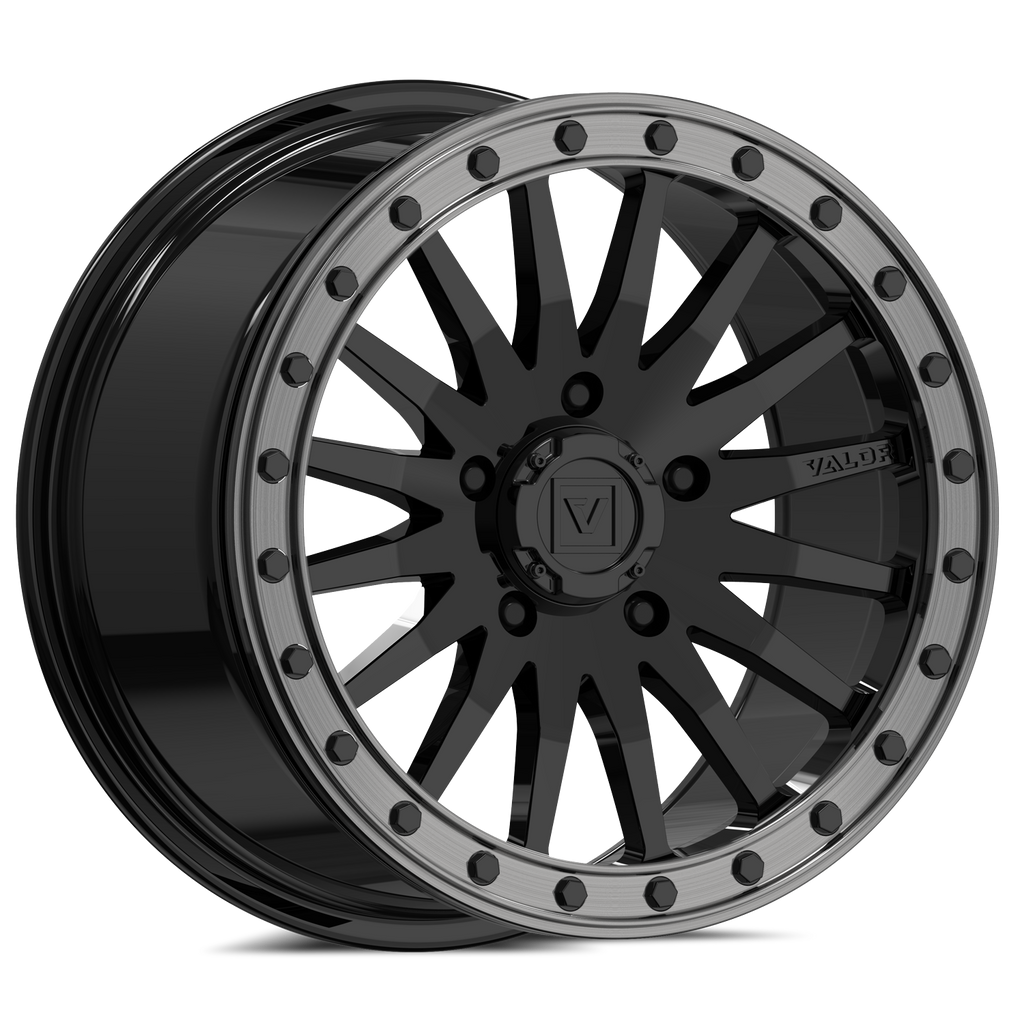 V06 Beadlock UTV Wheel Gloss Black