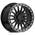 V06 Beadlock UTV Wheel Gloss Black