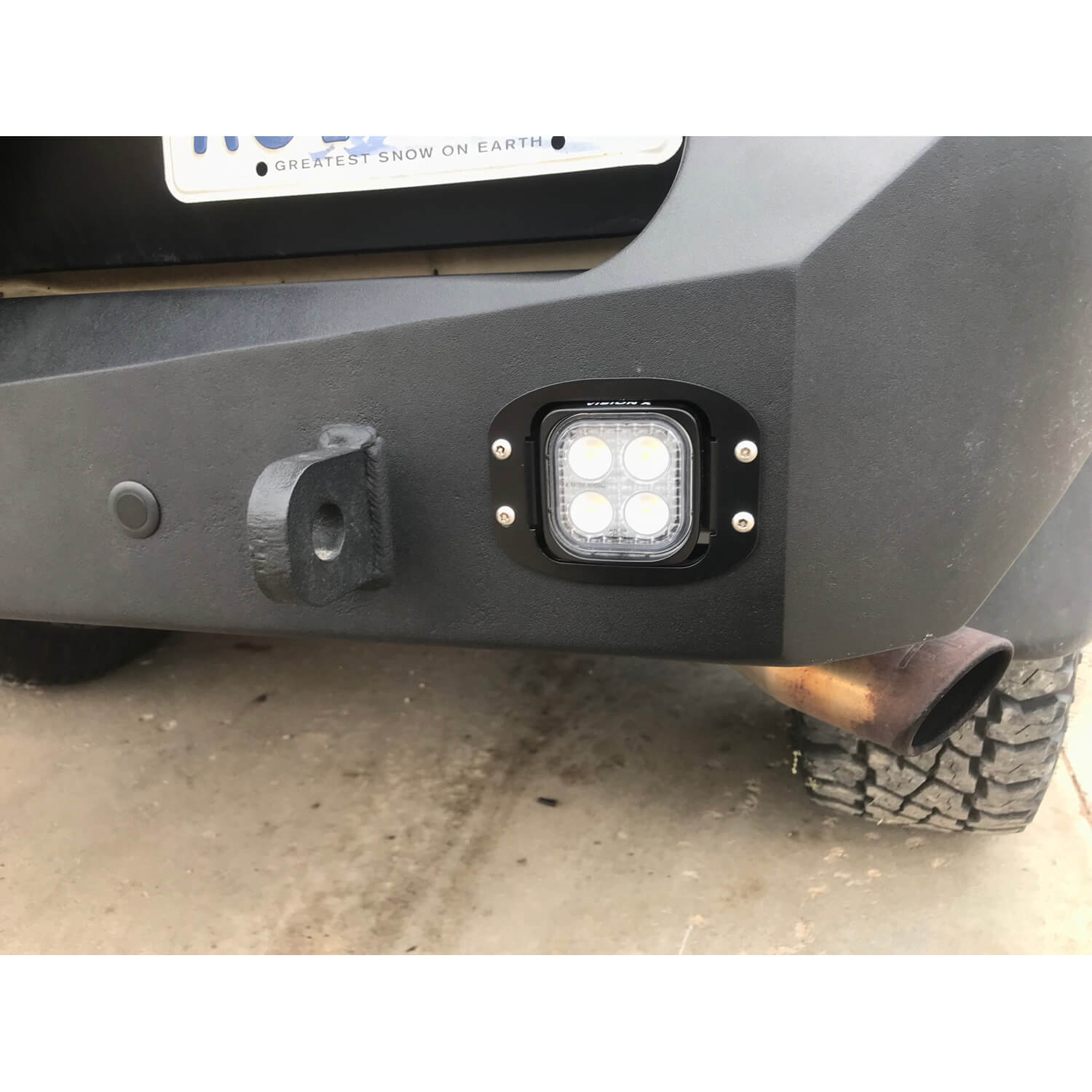 Dura Mini LED Light 60º Beam Flush Mount V2 Reverse Kit
