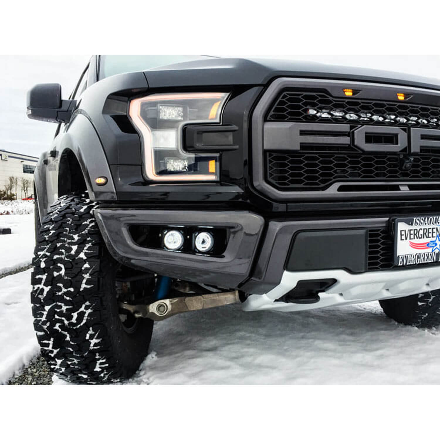3" Optimus Square 15º Beam with White Halo LED Light Kit