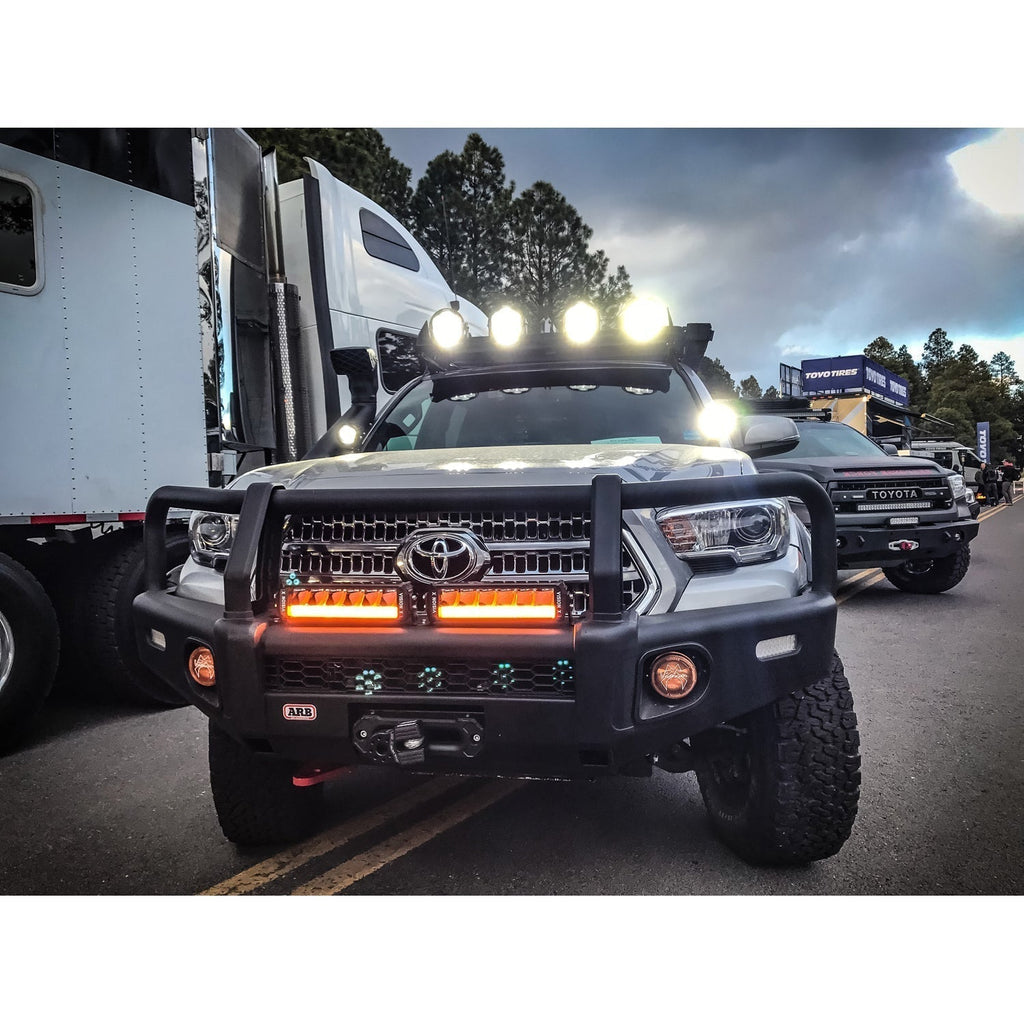30" Shocker Dual Action LED Light Bar | White Elliptical
