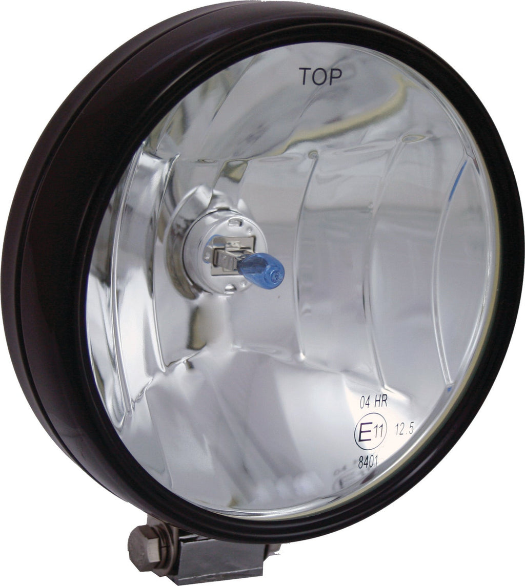 6" Round Black 100 Watt Halogen Off Road Lights with Covers and Harness