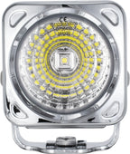 3" Optimus Chrome Square 20° Beam LED Light Kit