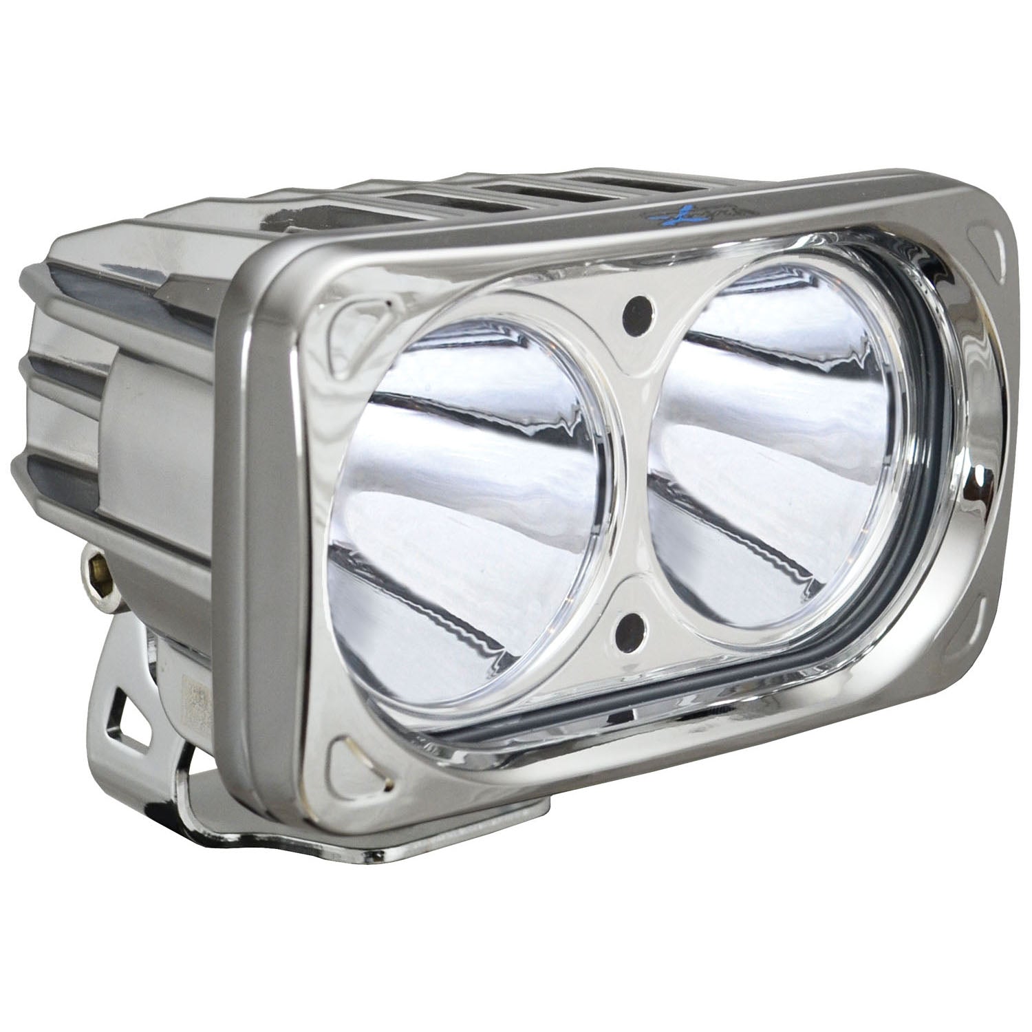 6" Optimus Chrome Dual 10° Beam LED Light