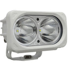 6? White Optimus Dual 10° Beam LED Light