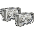 6? Chrome Optimus Dual 60° Beam LED Light Kit