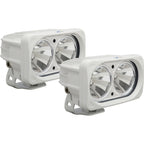 6? White Optimus Dual 60° Beam LED Light Kit