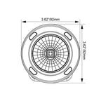 3.7" Optimus Round 60º Beam LED Light