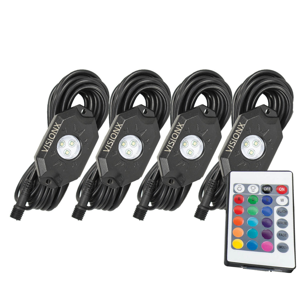 XP LED Rock Light 4 Pod Kit