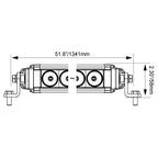 54" XPL Curved LED Light Bar
