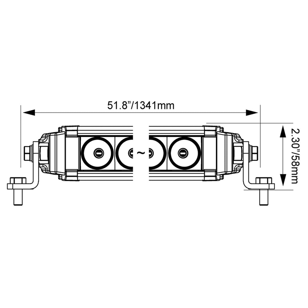 50" XPL Curved LED Light Bar