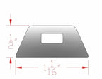 Zip Tie Tab Weldable 100 Pack